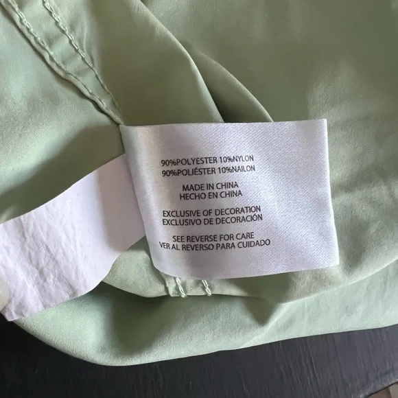 Eddie Bauer Sage Green Camp button down outdoor sports Shirt - Picture 7 of 9